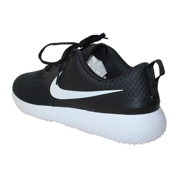 Nike Air Roshe Spikeless Golf Shoes Black/White Men's 10.5 NEW! - Picture 4 of 11